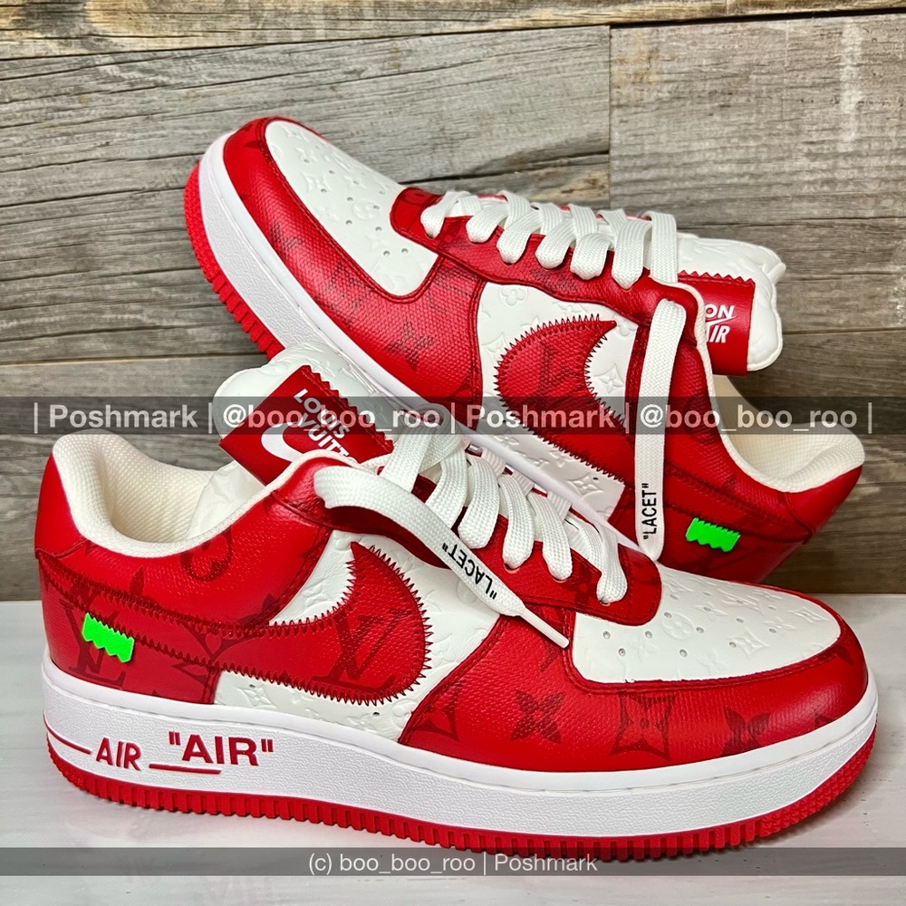 NWT 🆕 Nike Air Force 1 Louis Vuitton Low Sneakers, by Virgil Abloh, Sp/Su2022